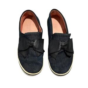 Kate Spade New York Delise Too Indigo Denim with Bow Slip On Shoes Size 6B